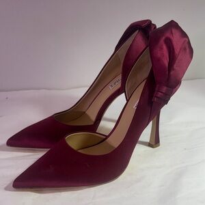 New Badgley Mischka women’s heels 8.5 Dark red